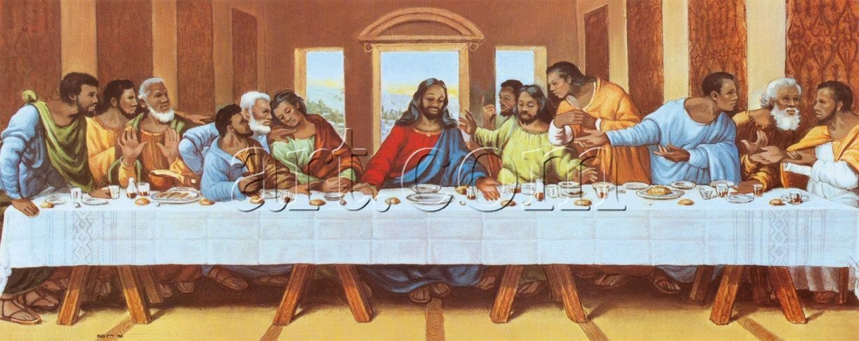 Leonardo da Vinci large picture of the last supper